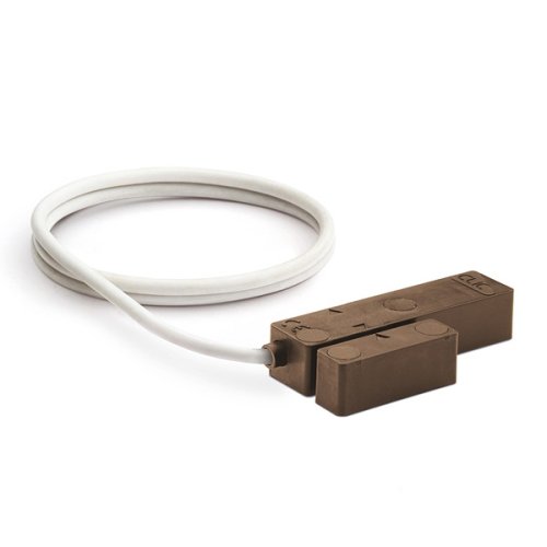 SENSORE INERZIALE CLIC SERIE V A VISTA CON CONTATTO MAGNETICO INTEGRATO, MARRONE (N)