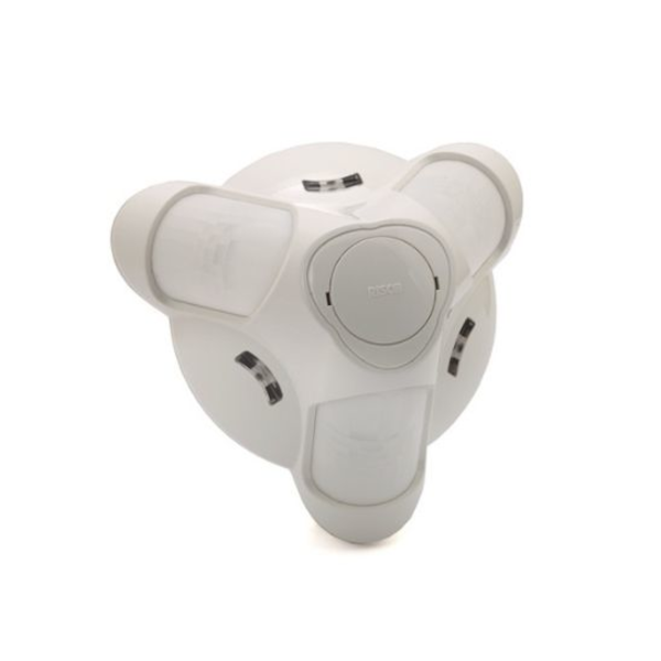 RIVELATORE INDUSTRIALE DIGITALE GRADO 3 A DOPPIA TECNOLOGIA DA SOFFITTO CON TECNOLOGIA ANTI-CLOAK™ E ANTI MASK GREEN LINE, ALTEZZA D'INSTALLAZIONE FINO A 8,6 M COPERTURA 360 PER DIAMETRO 18 M